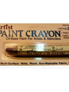 Artist Paint Crayon Romantic Rose Oil Base Artist Stenciler 26545
